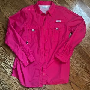 Pink Columbia shirt, size small